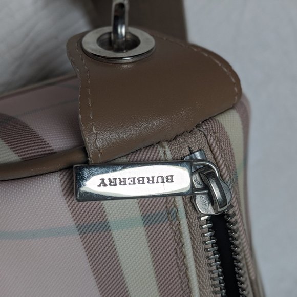 Burberry Barrel Nova Check Candy Pink Bag - Picture 8 of 9